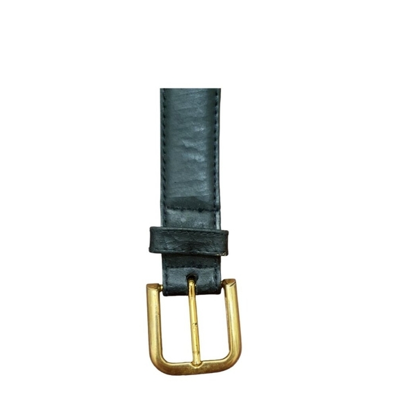 Vintage 1970s Pierre Cardin MOD BREV Retro  Belt Brass Gold Tone Buckl main image 6